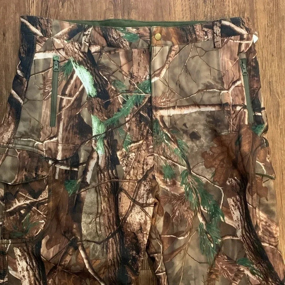 Men’s Outdoor Hunting Pants Camo Insulated Cargo Pants Size XXL New - Picture 6 of 9